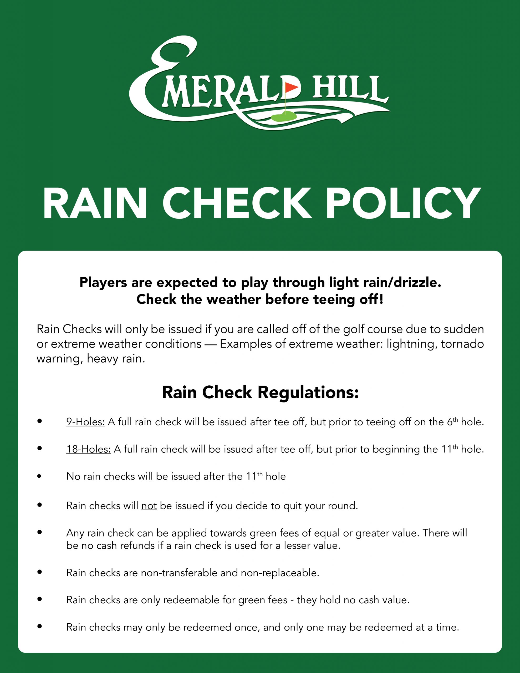 Golf Course Emerald Hill Golf